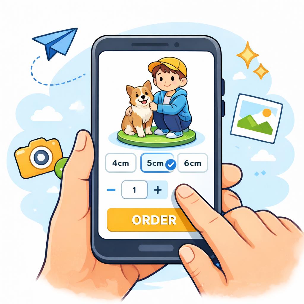 サイズを選んで注文